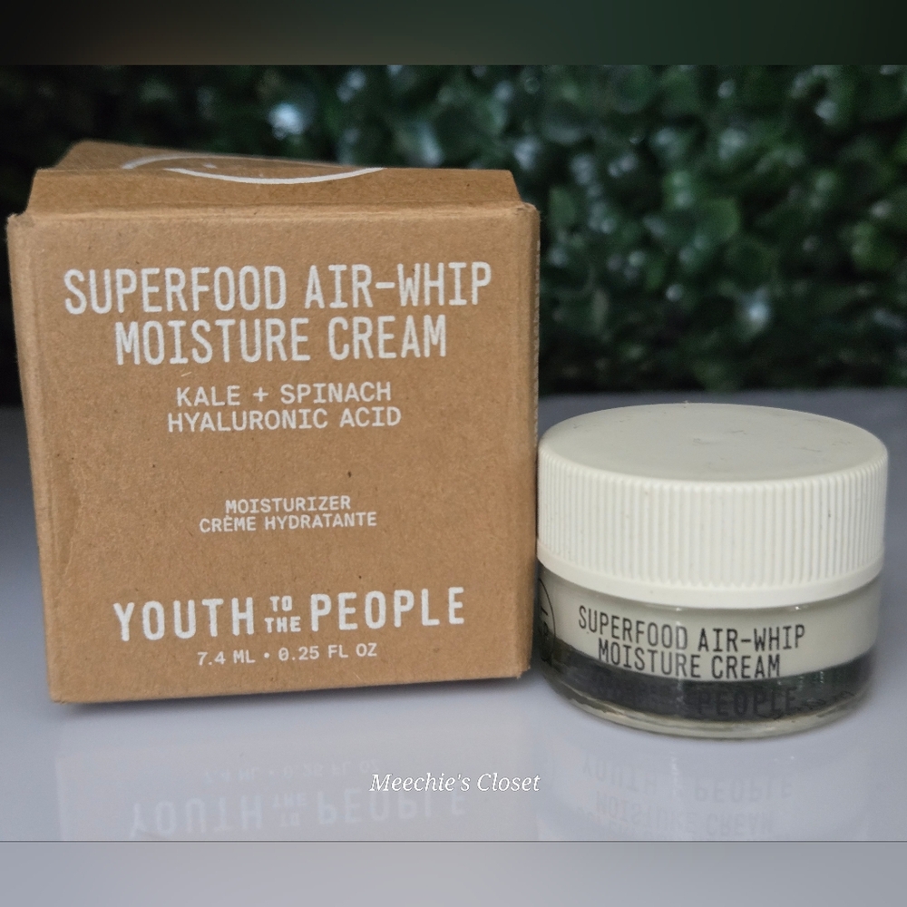 YOUTH TO THE PEOPLE Kale+Spinach Green Tea Hyaluronic Acid .25oz Travel Size NEW